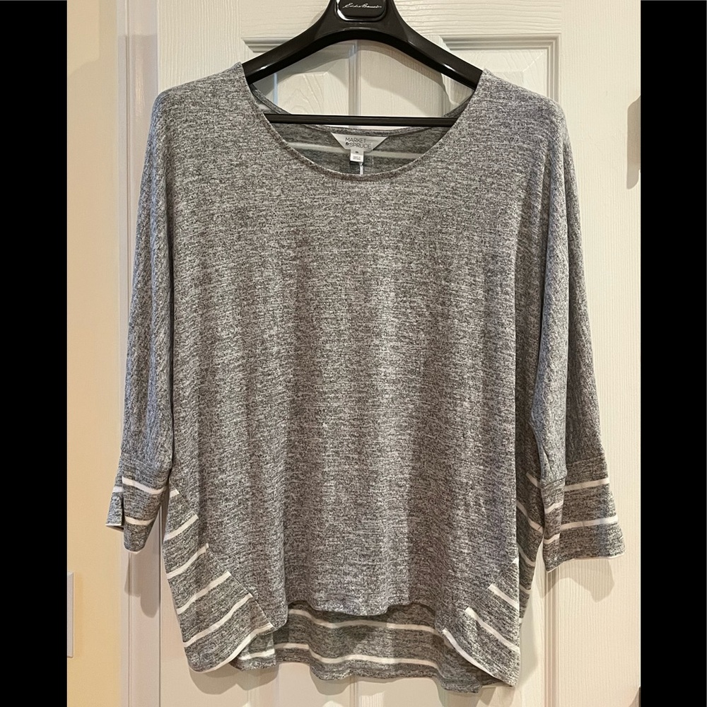 Ansell Scoop Neck Dolman Knit Top XXL